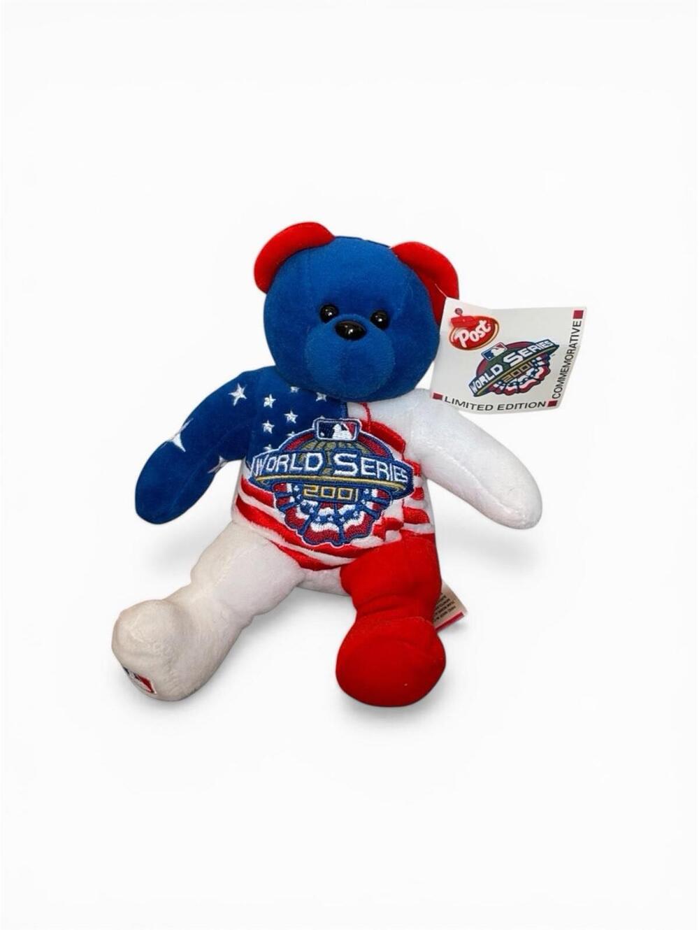 2001 World Series Team Bear‎ Beanie Radio Shack Post Promo MLB Baseball NWT